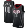 Houston Rockets Sophistiqué Jordan Brand Swingman Custom Jersey Statement Edition Black
