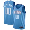 Houston Rockets Nike 2020/21 Swingman Custom Jersey Blue City Incontournable Edition