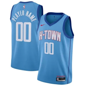 Houston Rockets Nike 2020/21 Swingman Custom Jersey Blue City Incontournable Edition
