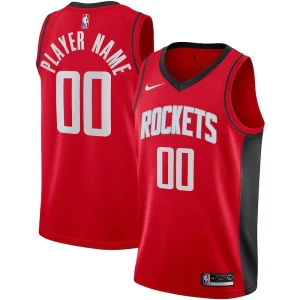 Houston Rockets Nike 2020/21 Personalisable Swingman Custom Jersey Icon Edition Red