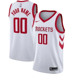 Houston Rockets Nike Incontournable Swingman Custom Jersey Association Edition White