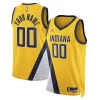 Indiana Pacers Jordan Brand Unisex 2022/23 Swingman Custom Jersey Statement Exquisite Edition Yellow