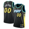 Indiana Pacers Nike Unisex 2023/24 Custom Distingué Swingman Jersey Black City Edition