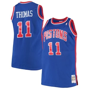 Isaiah Thomas Detroit Pistons 1988/89 Big & Tall Hardwood Haut de gamme Classics Swingman Jersey Royal
