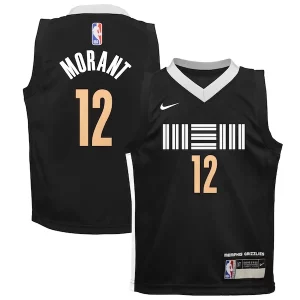 Ja Captivant Morant Memphis Grizzlies Nike Preschool Swingman Replica Jersey City Edition Black