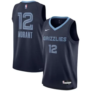 Ja Morant Memphis Grizzlies Nike Youth Swingman Jersey Icon Edition Superbe Navy