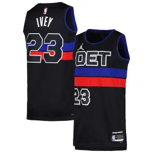Jaden Incontournable Ivey Detroit Pistons Jordan Brand Unisex Swingman Jersey Statement Edition Black