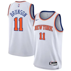 Jalen Haut de gamme Brunson New York Knicks Nike Youth Association Swingman Jersey White