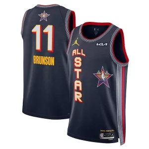 Jalen Brunson Nike Unisex 2025 NBA All Star Haut de gamme Game Swingman Player Jersey Navy