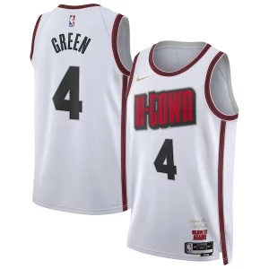 Jalen Green Houston Rockets Nike Unisex 2024/25 Swingman Premium Player Jersey City Edition White