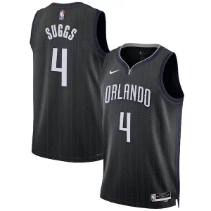 Jalen Suggs Orlando Magic Nike Gracieux Unisex 2022/23 Swingman Jersey City Edition Black