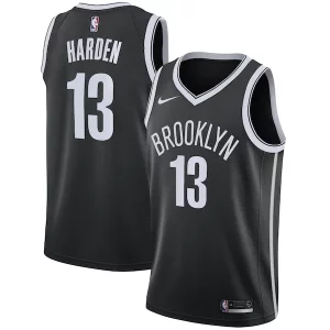James Tendance Harden Brooklyn Nets Nike 2020/21 Swingman Jersey Black Icon Edition
