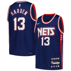 James Harden Brooklyn Prime Nets Nike Youth Swingman Jersey City Edition Navy