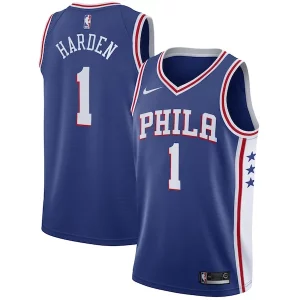 James Haut de gamme Harden Philadelphia 76ers Nike Swingman Jersey Icon Edition Royal