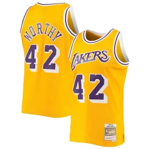 James Worthy Los Angeles Lakers 1984/85 Hardwood Moderne Classics Swingman Jersey Gold