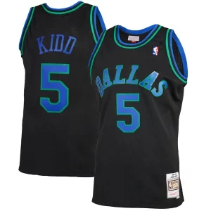 Jason Kidd Dallas Mavericks 1994/95 Hardwood Classics Reload 2.0 Swingman Jersey Black Élégant