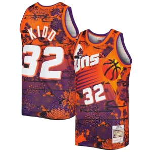 Jason Kidd Phoenix Suns 1999/00 Hardwood Classics Lunar New Year Swingman Jersey Orange Haut de gamme