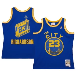 Jason Magnifique Richardson Golden State Warriors 2004/05 Hardwood Classics Swingman Jersey Royal
