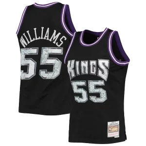 Jason Williams Sacramento Kings 2000/01 Hardwood Classics NBA 75th Anniversary Diamond Gracieux Swingman Jersey Black
