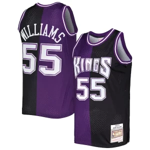 Jason Williams Sacramento Kings Hardwood Classics 2000/01 Split Swingman Prime Jersey Purple/Black