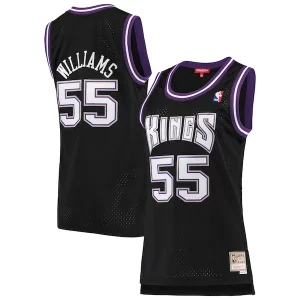 Jason Williams Sacramento Kings Women's 2000/01 Hardwood Vibrant Classics Swingman Jersey Black