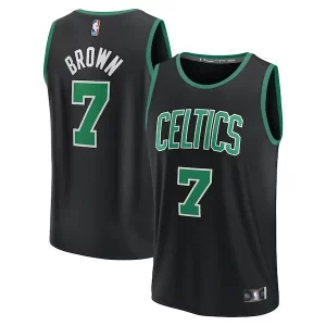 Jaylen Brown Boston Celtics Youth Fast Break Charming Replica Player Jersey Statement Edition Black