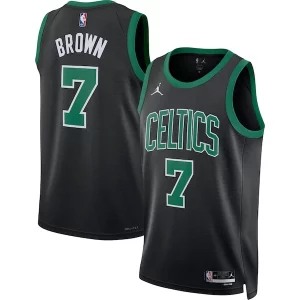 Jaylen Brown Unique Boston Celtics Jordan Brand Unisex Swingman Jersey Statement Edition Black