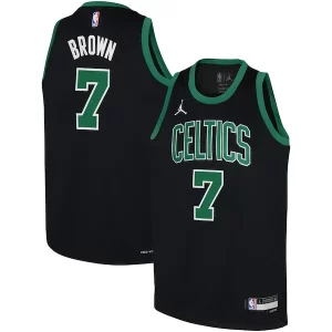 Jaylen Brown Boston Celtics Confortable Jordan Brand Youth Swingman Jersey Statement Edition Black
