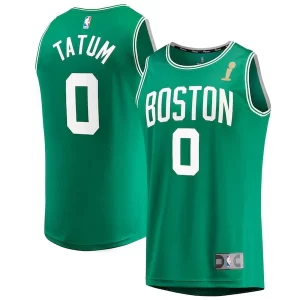 Jayson Tatum Boston Celtics 2024 NBA Finals Sophistiqué Champions Fast Break Replica Player Jersey Kelly Green Icon Edition