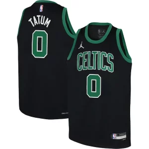 Jayson Tatum Boston Celtics Jordan Splendide Brand Youth Swingman Jersey Statement Edition Black