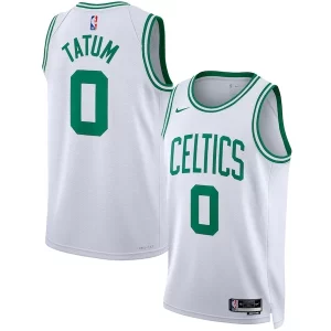Jayson Tatum Boston Celtics Nike Unisex Swingman Jersey Association Edition White Refiné