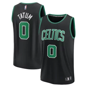 Jayson Tatum Boston Celtics Fast Break Replica Player Jersey Personalisable Statement Edition Black