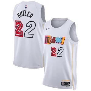 Jimmy Butler Miami Heat Admirable Nike Unisex 2022/23 Swingman Jersey City Edition White
