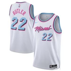 Jimmy Butler Miami Heat Nike Unisex 2024/25 Swingman Player Élégant Jersey City Edition White