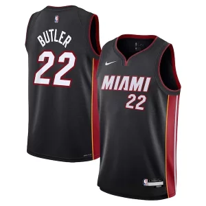 Jimmy Butler Miami Vibrant Heat Nike Youth Swingman Jersey Icon Edition Black
