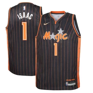 Jonathan Isaac Orlando Magic Nike Youth Swingman Confortable Jersey City Edition Anthracite