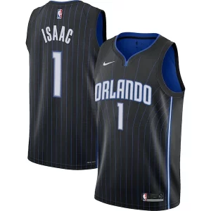 Jonathan Isaac Orlando Magic Nike Personalisable Youth Swingman Jersey Icon Edition Black