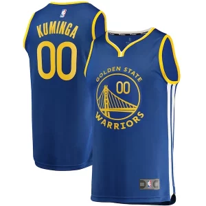 Jonathan Kuminga Golden State Warriors 2021 NBA Draft First Confortable Round Pick Fast Break Replica Jersey Royal Icon Edition