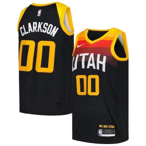 Jordan Clarkson Utah Exceptionnel Jazz Nike Swingman Player Jersey City Edition Black