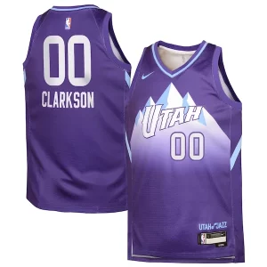 Jordan Clarkson Utah Jazz Nike Youth Haut de gamme 2024/25 Swingman Player Jersey City Edition Purple