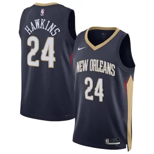 Jordan Hawkins New Orleans Prime Pelicans Nike Unisex Swingman Jersey Icon Edition Navy