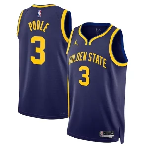 Jordan Poole Golden State Warriors Jordan Brand Unisex Swingman Jersey Statement Edition Éclatant Navy