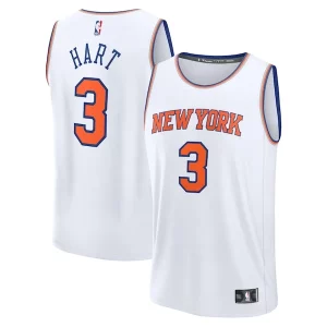 Josh Hart New York Knicks Fast Break Replica Player Moderne Jersey Association Edition White