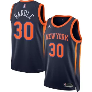 Julius Randle New York Knicks Jordan Brand Unisex Swingman Luxueux Jersey Statement Edition Navy