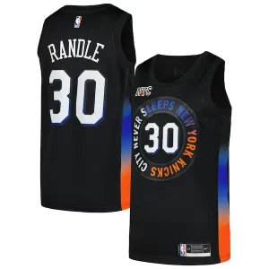 Julius Randle Tendance New York Knicks Nike Swingman Player Jersey City Edition Black