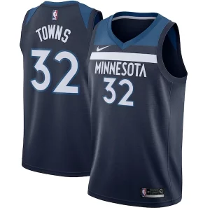 Karl Anthony Towns Minnesota Timberwolves Nike Swingman Jersey Incontournable Navy Icon Edition