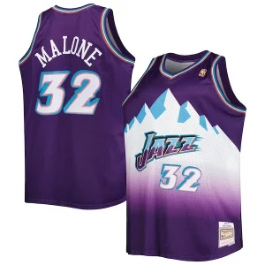 Karl Malone Utah Haut de gamme Jazz Big & Tall Hardwood Classics 1996/97 Swingman Jersey Purple/White