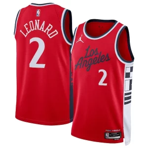Kawhi Leonard LA Clippers Exclusif Jordan Brand Unisex 2024/25 Swingman Jersey Statement Edition Red