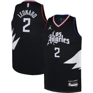 Kawhi Leonard LA Clippers Jordan Brand Youth Swingman Jersey Statement Captivant Edition Black