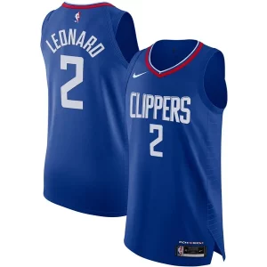 Kawhi Leonard LA Clippers Nike Élégant Authentic Jersey Association Edition Royal